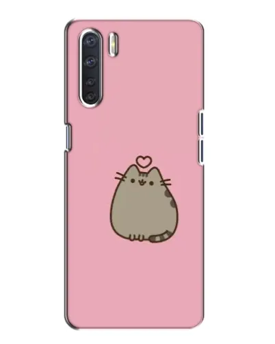 Чехол для OPPO A91 с картинкой «Pusheen сердце» Чехол для OPPO A91 с картинкой «Pusheen сердце»