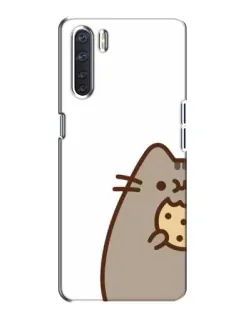 Чехол для OPPO A91 с картинкой «Пушин с печеньем»