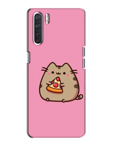 Чехол для OPPO A91 с картинкой «Пушин с пиццей» Чехол для OPPO A91 с картинкой «Пушин с пиццей»