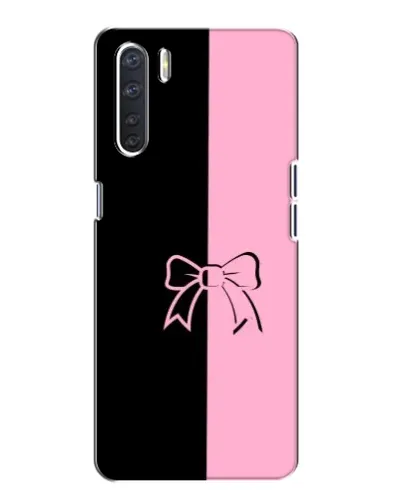 Чохол для OPPO A91 з картинкою «Половинки банту»