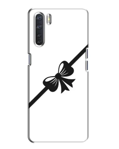 Чохол для OPPO A91 з картинкою «Діагональний бант»
