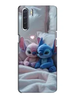 Чехол для OPPO A91 с картинкой «Плюшевые Стич Ангел» Чехол для OPPO A91 с картинкой «Плюшевые Стич Ангел»