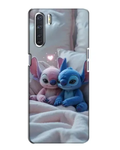 Чехол для OPPO A91 с картинкой «Плюшевые Стич Ангел» Чехол для OPPO A91 с картинкой «Плюшевые Стич Ангел»