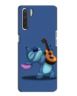 Чехол для OPPO A91 с картинкой «Стич с укулеле» Чехол для OPPO A91 с картинкой «Стич с укулеле»