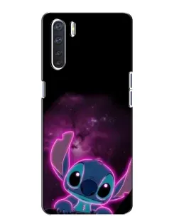 Чехол для OPPO A91 с картинкой «Неоновый Stitch» Чехол для OPPO A91 с картинкой «Неоновый Stitch»