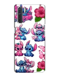 Чехол для OPPO A91 с картинкой «Стикеры Stitch и Angel» Чехол для OPPO A91 с картинкой «Стикеры Stitch и Angel»