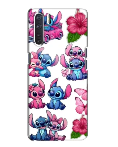 Чехол для OPPO A91 с картинкой «Стикеры Stitch и Angel» Чехол для OPPO A91 с картинкой «Стикеры Stitch и Angel»