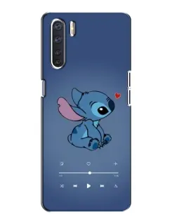 Чехол для OPPO A91 с картинкой «Музыкальный Stitch» Чехол для OPPO A91 с картинкой «Музыкальный Stitch»