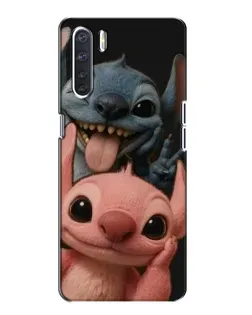 Чехол для OPPO A91 с картинкой «Стич и Ангел» Чехол для OPPO A91 с картинкой «Стич и Ангел»