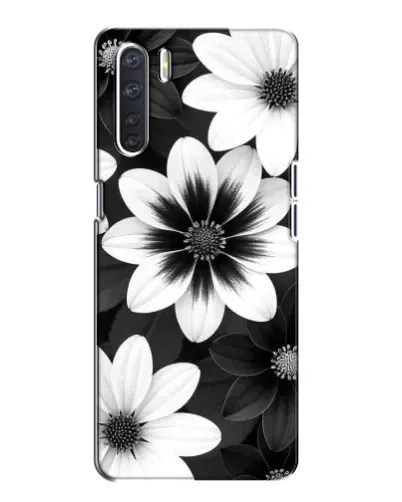 Чохол для OPPO A91 з картинкою «Монохромні айстри»