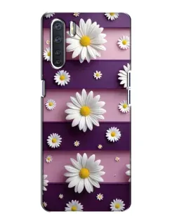 Чохол для OPPO A91 з картинкою «Ромашки на фіолетовому» Чохол для OPPO A91 з картинкою «Ромашки на фіолетовому»