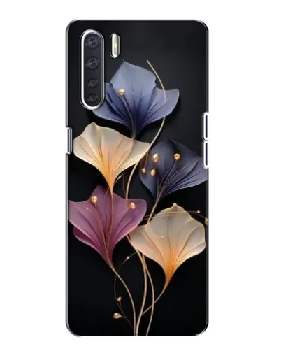 Чохол для OPPO A91 з картинкою «Лілові квіти грації»