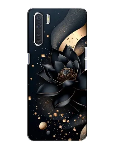Чохол для OPPO A91 з картинкою «Чорний лотос»