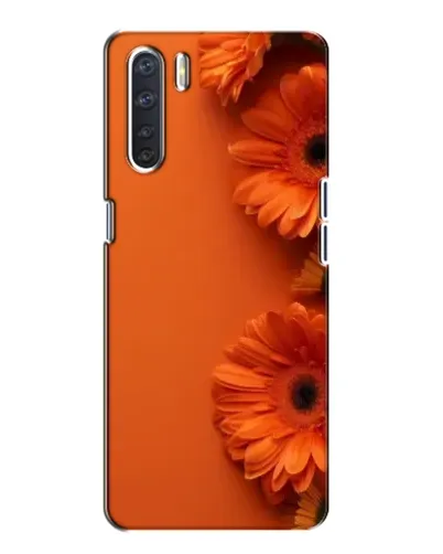 Чохол для OPPO A91 з картинкою «Помаранчеві гербери»