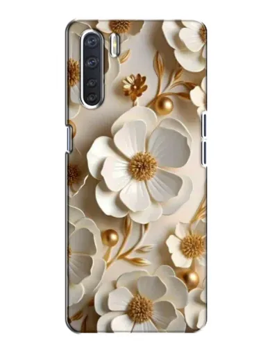 Чохол для OPPO A91 з картинкою «Білі паперові квіти»