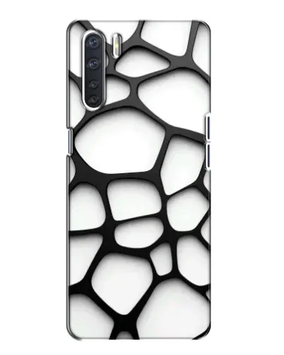 Чохол для OPPO A91 з картинкою «Біла об'ємна сітка» Чохол для OPPO A91 з картинкою «Біла об'ємна сітка»