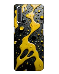 Чохол для OPPO A91 з картинкою «Рідке жовте золото»