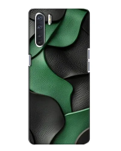 Чохол для OPPO A91 з картинкою «Зелені шкіряні хвилі» Чохол для OPPO A91 з картинкою «Зелені шкіряні хвилі»