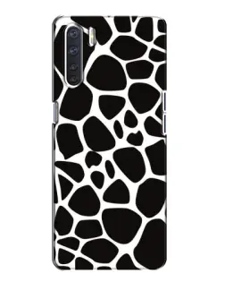 Чохол для OPPO A91 з картинкою «Чорно-білий жираф»