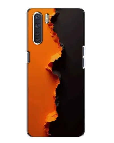 Чохол для OPPO A91 з картинкою «Помаранчевий розлом» Чохол для OPPO A91 з картинкою «Помаранчевий розлом»