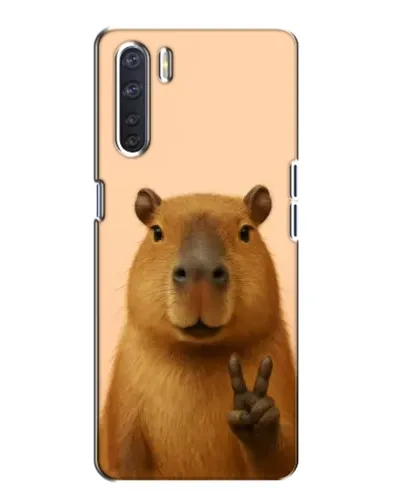 Чехол для OPPO A91 с картинкой «Капибара виктория» Чехол для OPPO A91 с картинкой «Капибара виктория»
