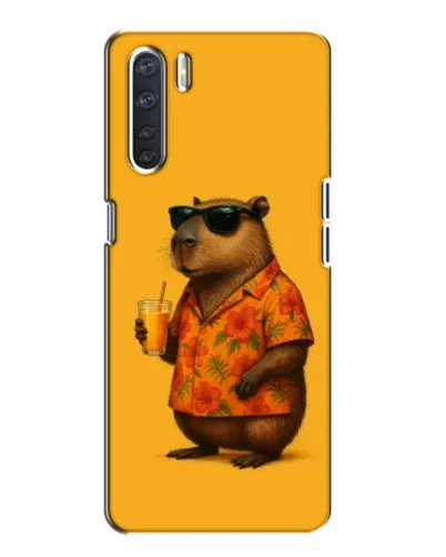 Чехол для OPPO A91 с картинкой «Капибара на отдыхе» Чехол для OPPO A91 с картинкой «Капибара на отдыхе»