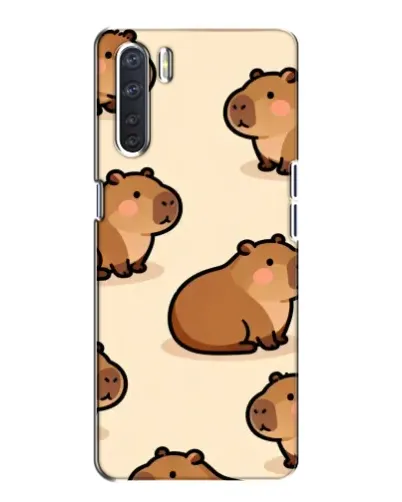 Чехол для OPPO A91 с картинкой «Паттерн милых капибар» Чехол для OPPO A91 с картинкой «Паттерн милых капибар»