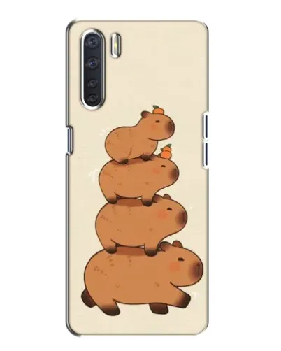 Чехол для OPPO A91 с картинкой «Башня из капибар» Чехол для OPPO A91 с картинкой «Башня из капибар»