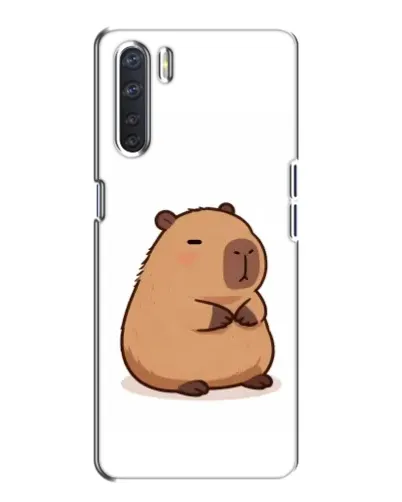 Чехол для OPPO A91 с картинкой «Толстенькая капибара» Чехол для OPPO A91 с картинкой «Толстенькая капибара»