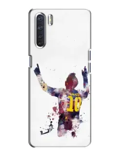 Чехол для OPPO A91 с картинкой «Акварельный Месси Барселона» Чехол для OPPO A91 с картинкой «Акварельный Месси Барселона»