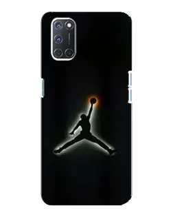 Чохол для OPPO A92 з картинкою «Jordan Gradient Logo»