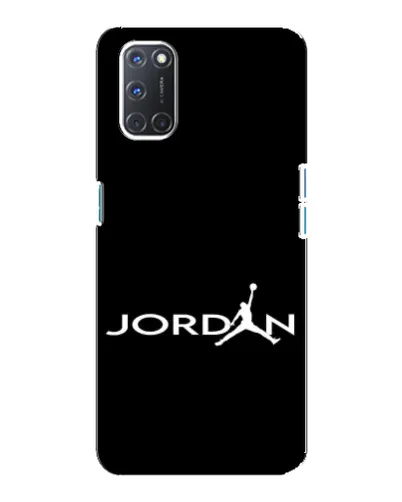 Чохол для OPPO A92 з картинкою «Jordan White Logo»