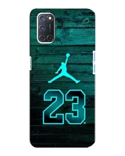 Чохол для OPPO A92 з картинкою «Jordan Cyan 23»