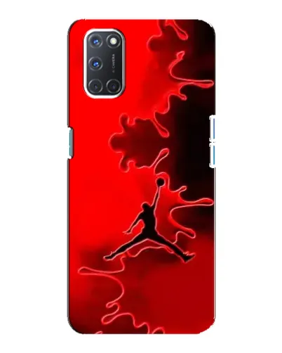 Чохол для OPPO A92 з картинкою «Jordan Red Smoke»