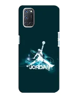 Чохол для OPPO A92 з картинкою «Jordan Blue Fire»