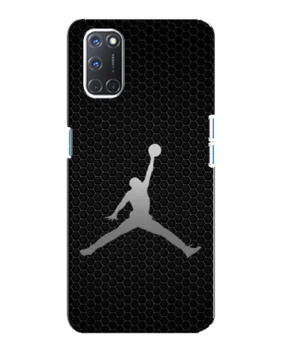 Чохол для OPPO A92 з картинкою «Jordan Dark Carbon»