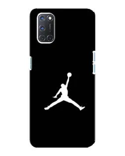 Чохол для OPPO A92 з картинкою «Jordan Silhouette»