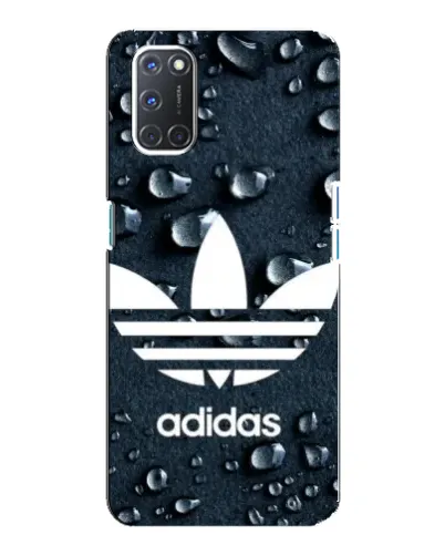 Чохол для OPPO A92 з картинкою «Adidas Trefoil Blue»