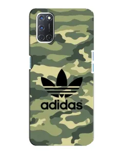 Чохол для OPPO A92 з картинкою «Мілітарі стиль Adidas»