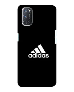 Чохол для OPPO A92 з картинкою «Чорна класика Adidas»