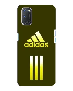 Чохол для OPPO A92 з картинкою «Оливковий градієнт Adidas»