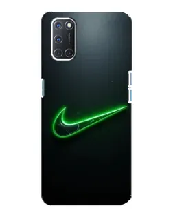 Чохол для OPPO A92 з картинкою «Неоновий контур Nike»