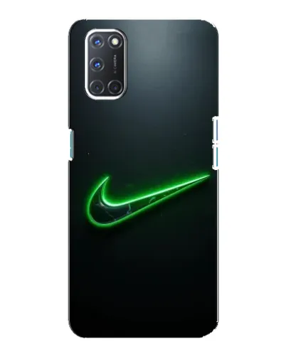 Чохол для OPPO A92 з картинкою «Неоновий контур Nike»