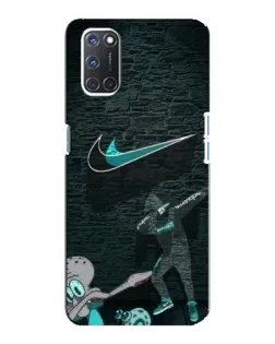Чохол для OPPO A92 з картинкою «Спортивний арт Nike»
