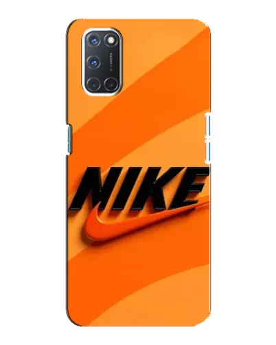 Чохол для OPPO A92 з картинкою «Помаранчевий драйв Nike»