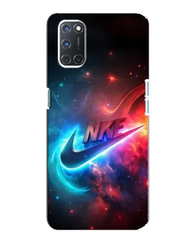 Чохол для OPPO A92 з картинкою «Вогняний логотип Nike»