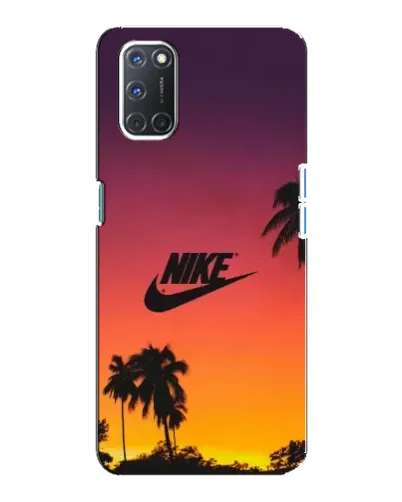 Чохол для OPPO A92 з картинкою «Nike на заході сонця»
