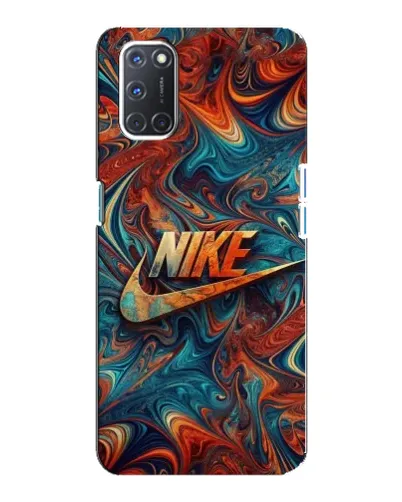Чохол для OPPO A92 з картинкою «Nike в абстракції»