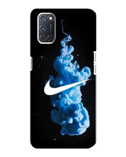 Чохол для OPPO A92 з картинкою «Nike та синій дим»