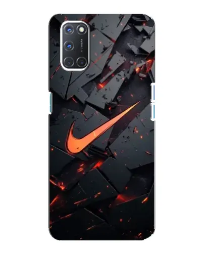 Чохол для OPPO A92 з картинкою «Nike — ефект розломів»